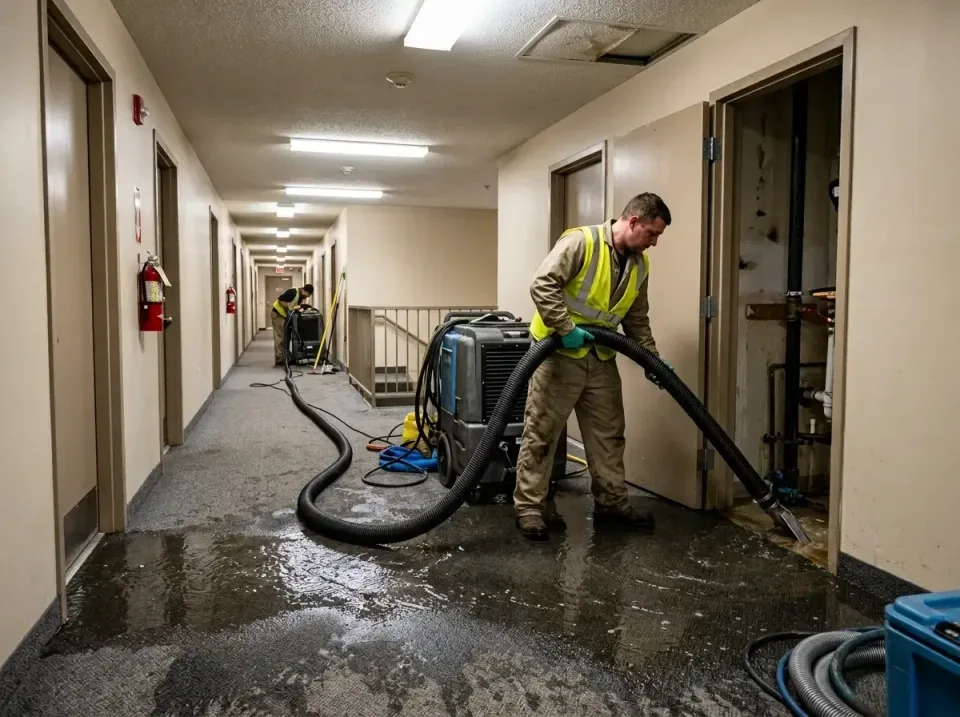 multi-unit-apartment-hallway-f-005 — frequently asked questions, Emergency Burst Pipe Water Extraction & Removal in Lansdale…